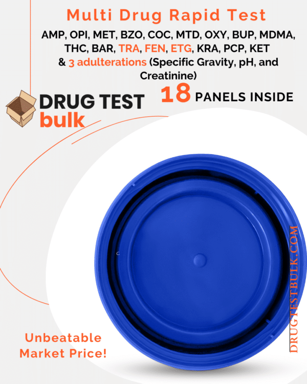 18-Panel Drug Testing Screen with Adulterants CUP LID